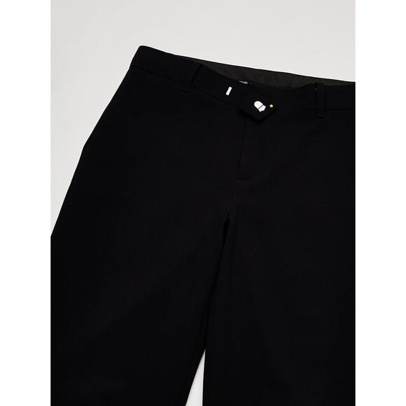 Calvin Klein Boys' Flat-Front Bi-Stretch Dress Pant, husky 14 boys casual slacks - Picture 3 of 5